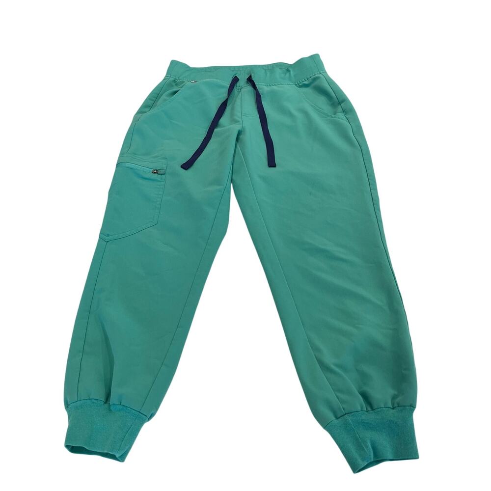FIGS Zamora Jogger Scrub Pants in Surgical Green Size‎ XS Petite